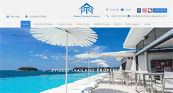 Desktop Screenshot of phuketthailandproperty.com
